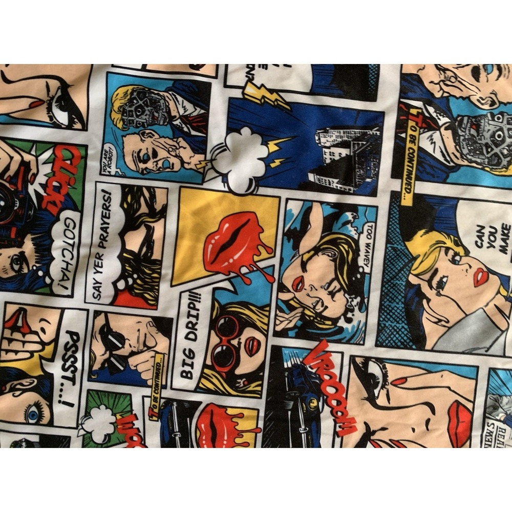 OH SNAP by Drill Clothing Co Pop Art Comic All Over Print T-Shirt Unisex M - Picture 8 of 11